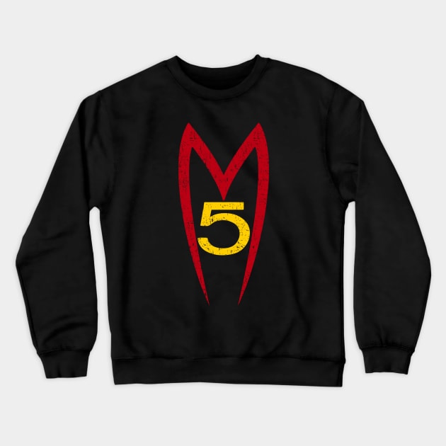 Speed Racer - Mach 5 - Vintage Retro Distressed Crewneck Sweatshirt by Barn Shirt USA